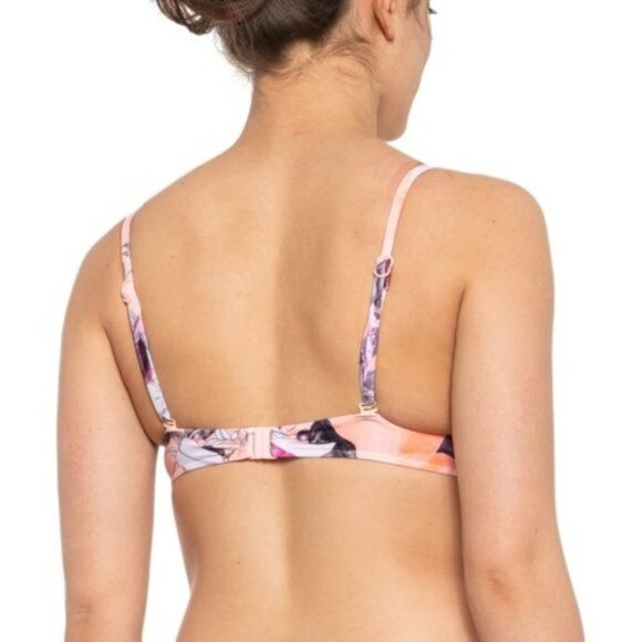 Seafolly Peach Modern Love Longline Triangle Top US8 AU12 NWT - Picture 7 of 7